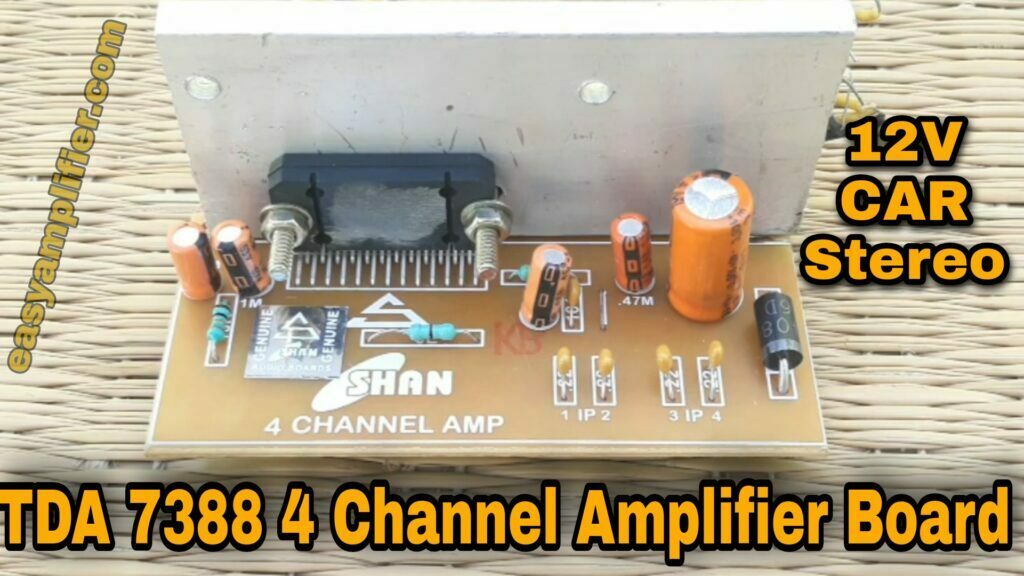 TDA 7388 IC 4 Channel Amplifier Board Review 4 channel amplifier