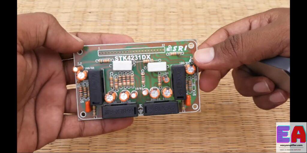 STK 4231 Bridged mono amplifier board review stk 4231