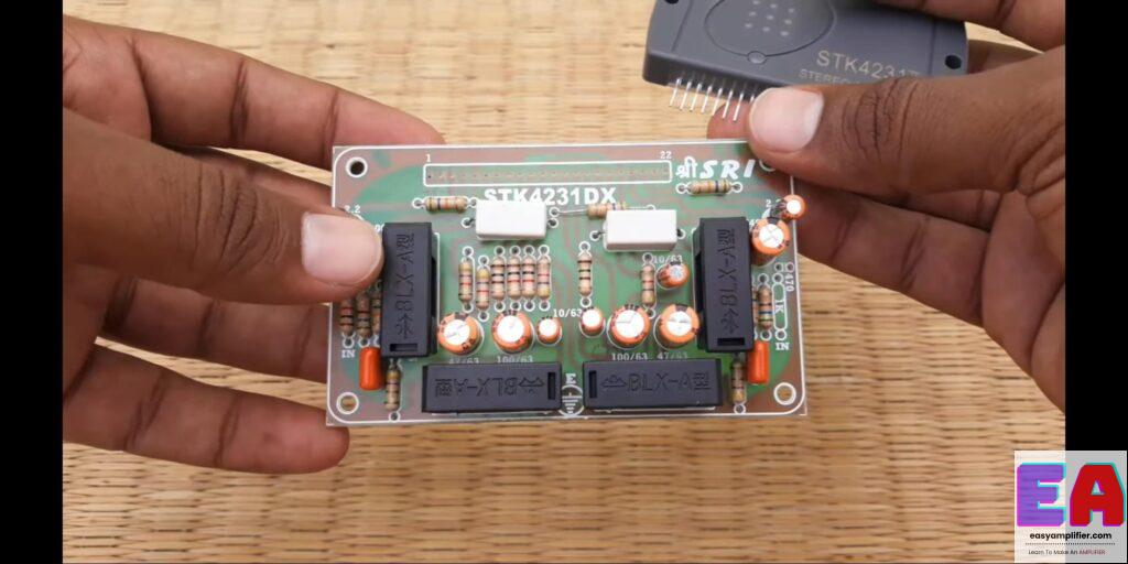 STK 4231 Bridged mono amplifier board review stk 4231