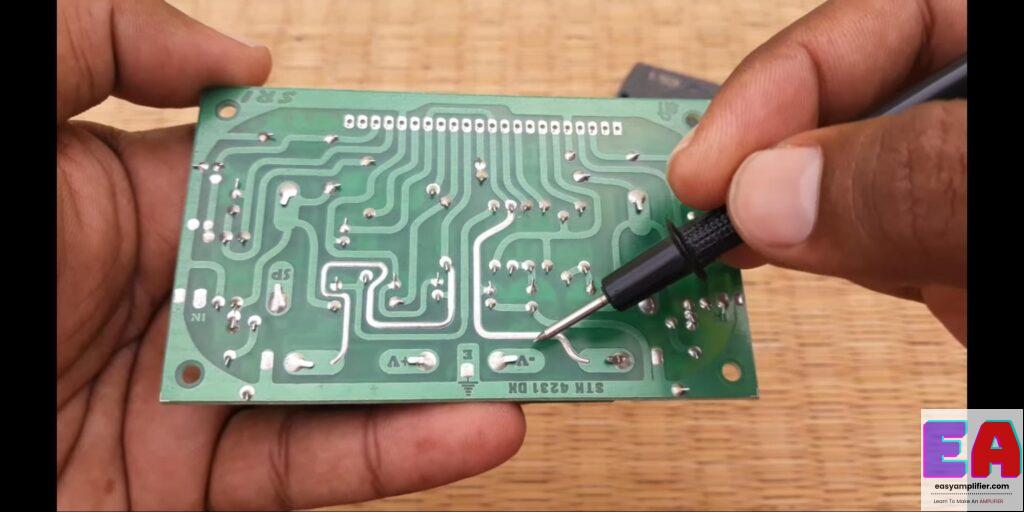 STK 4231 Bridged mono amplifier board review stk 4231
