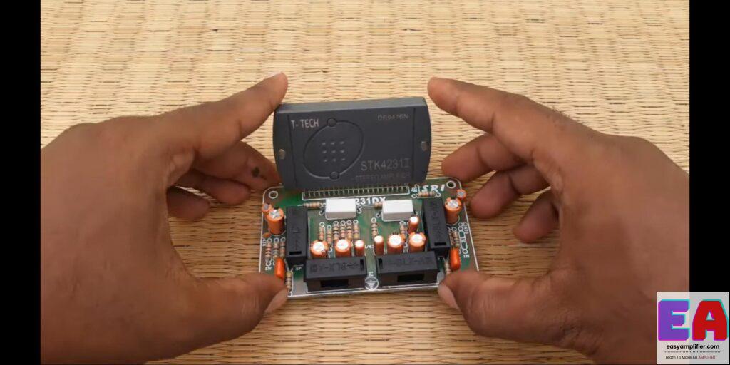 STK 4231 Bridged mono amplifier board review stk 4231