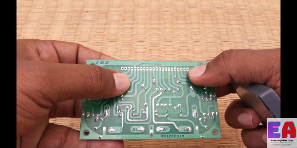 STK 4231 Bridged mono amplifier board review stk 4231