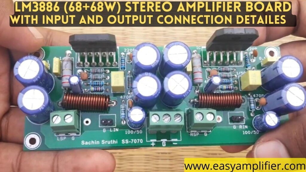 LM3886 Amplifier Board Review (68+68W) Stereo Amplifier board Best HiFi audio quality LM3886 6868w