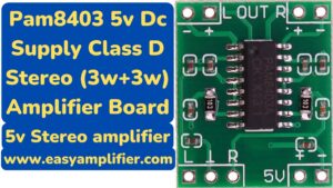 Read more about the article Class-d Pam8403 amplifier board (3+3 watts) stereo amplifier for best portable audio