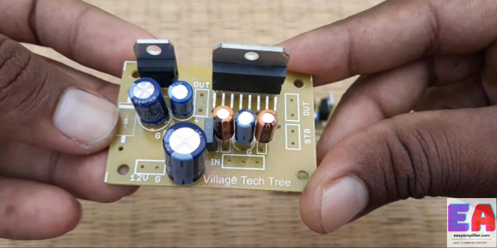 TDA7377 Stereo Amplifier Board (30+30) watts with 5v regulator tda7377