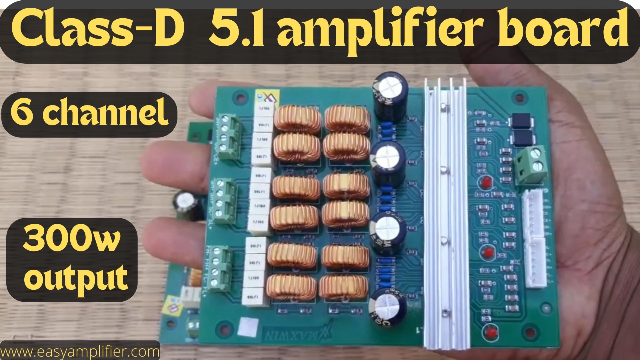 You are currently viewing Tpa3116d2 ic-based 5.1 class d, amplifier board Review Best Class D board