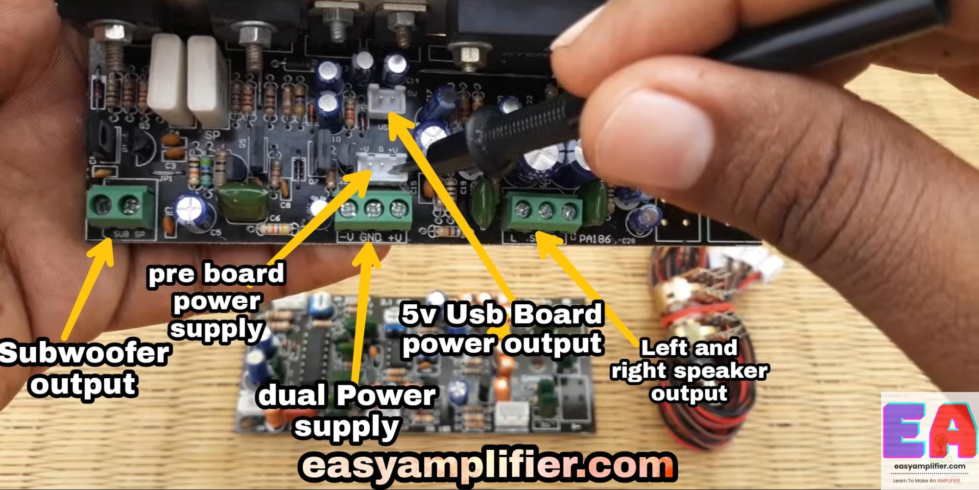 2.1 amplifier board best and easy to assemble Amplifier Board Making