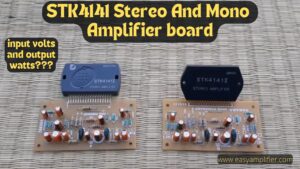 Read more about the article STK4141 Ic Stereo And Mono Amplifier Board Input And Output Connection Details For the best result