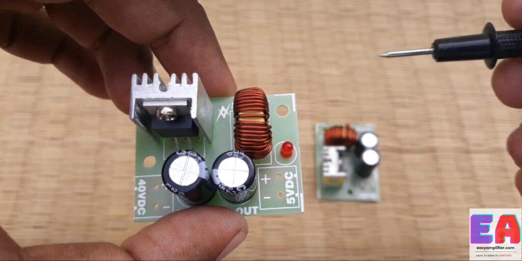 USB Buck Converter 5v 3amps power output for mp5 and USB boards best alternative for 7805 regulator USB Buck Converter