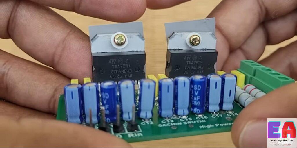 tda7294 amplifier board review and connection Details 100+100watts