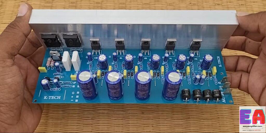 TDA2050 amplifier board with two transistors (tip 142+Tip 147) 5.1 amplifier board review and connection details powerful board TDA2050 amplifier board